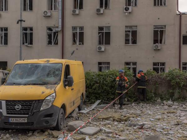 Russian strikes on Ukraine's Kharkiv region kill at least 11