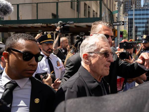 Biden campaign sends allies De Niro and first responders to Trump NYC trial to keep focus on Jan. 6