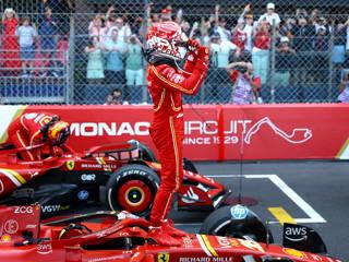 Ferrari driver Charles Leclerc wins Formula 1 Monaco Grand Prix