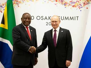 Putin congratulates South Africa's Ramaphosa on re-election, an indication of warm ties