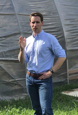 Hawley calls to 'take the trans flag down' from federal buildings, have Christian CEOs put ‘America first'