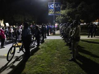 Police arrest 25 protesters at UCLA after new encampment declared illegal