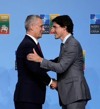 Head of NATO singles out Trudeau as friend and staunch defender of Ukraine