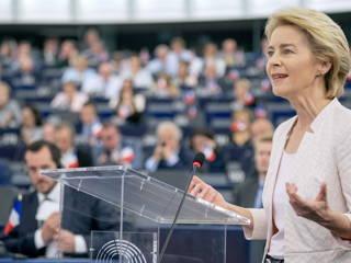 EU’s von der Leyen vows to fight for democratic, ‘strong’ Europe in bid for second term