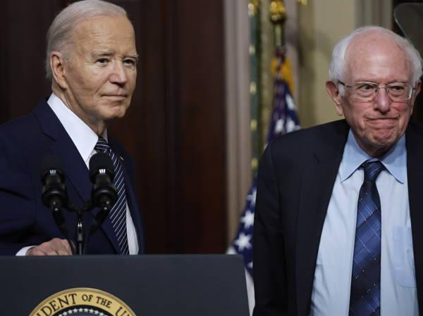 Bernie Sanders backs Biden and urges Democrats to ‘stop the bickering’