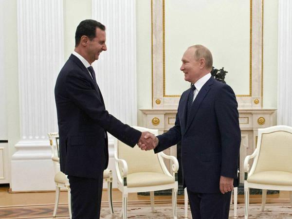 Putin hosts Syria's Assad in Kremlin as tensions rise in Middle East