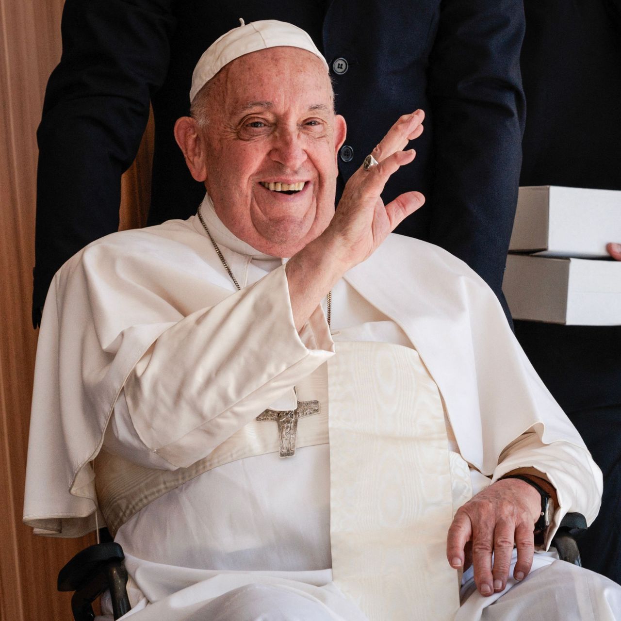 Hallelujah! A day to celebrate the Pope's release from the hospital — and his beloved gelato