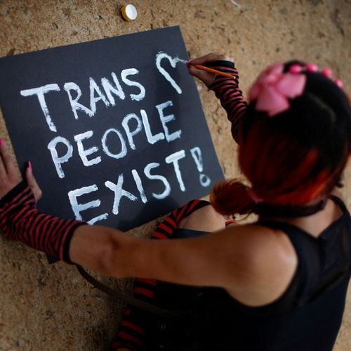 Donald Trump, who has been on a mission to strip transgender people of all dignity, complains ‘everything is transgender’