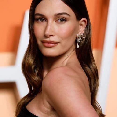 Hailey Bieber Gets Her Paws On a Rare, Vintage Leopard-Print Dress