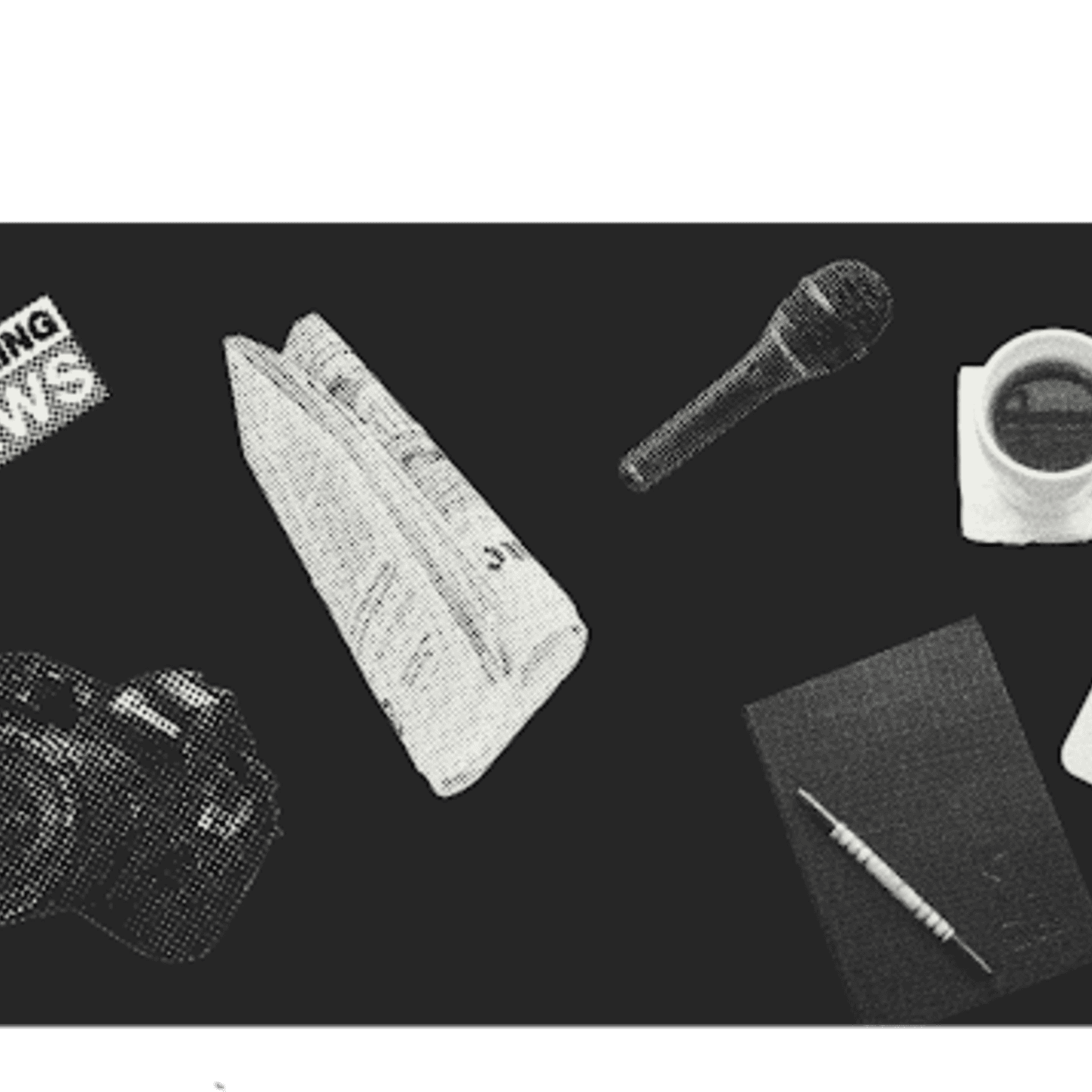 Media literacy breaking news collage