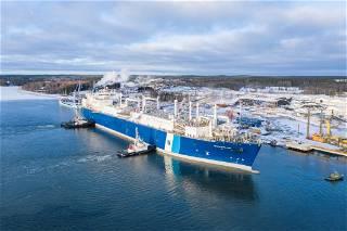 Finland welcomes its first floating LNG terminal