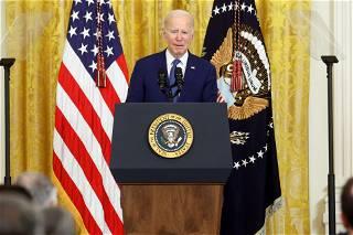 Joe Biden jokes about ice cream in first statement on US school shooting