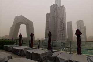 Dust storms cause air pollution spike across north China
