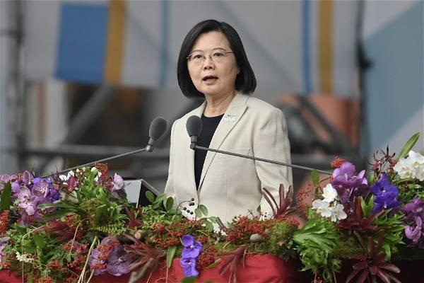 Taiwan’s president speaks to her island’s safety on U.S. stop