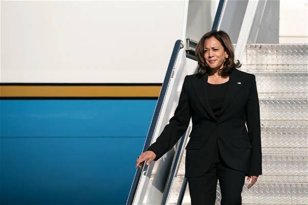 Harris visits Ghana’s president, promises aid, investments