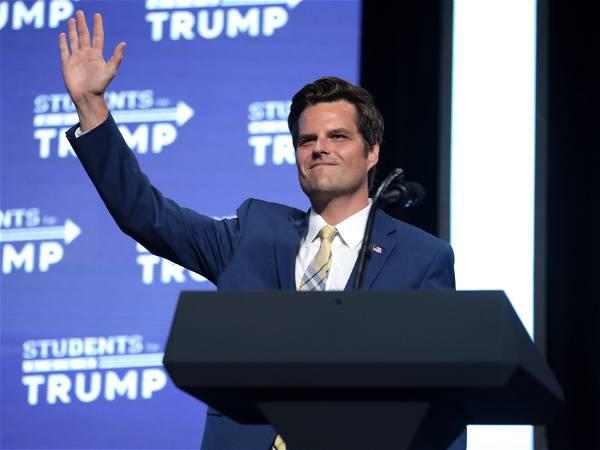 Gaetz asks for pay to be withheld during potential shutdown