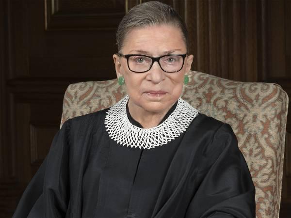 USPS unveils postal stamp honoring the late Supreme Court Justice Ruth Bader Ginsburg