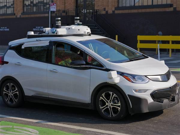 Woman hospitalized after a car hits her and a self-driving vehicle pins her in San Francisco