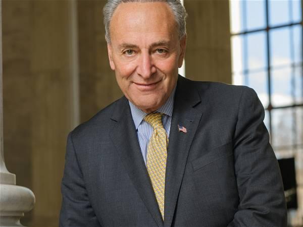Schumer refers to ancestors’ deaths by Nazis when calling on Johnson to advance foreign aid bill