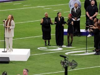 What is the Black national anthem sung before the Super Bowl and why are some criticising it?