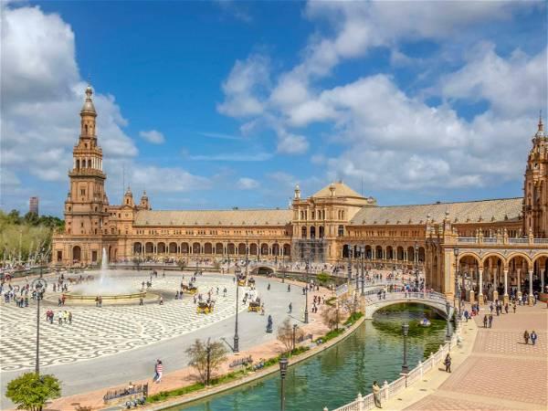 Seville to charge tourists to visit neo-Moorish square to limit numbers