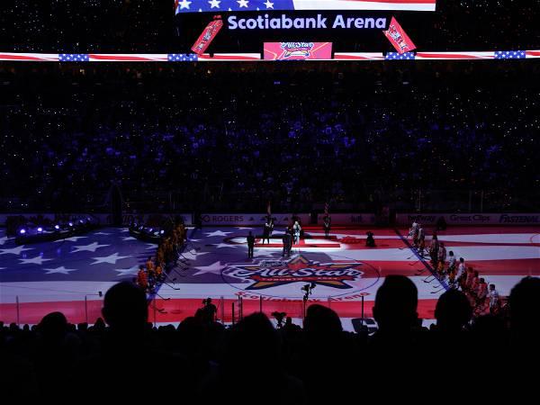 Anthem singer dons pro-Palestinian attire at NHL All-Star Game