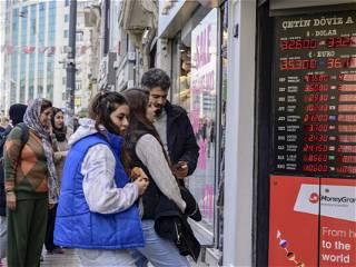 Turkish central bank raises key interest rate to 50% as inflation soars