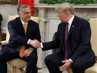 Trump welcomes Hungarian Prime Minister Viktor Orban to Mar-a-Lago resort