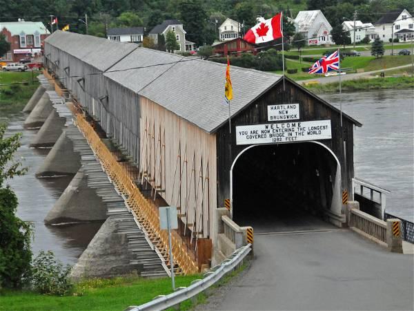 N.B. Covered Bridge Chips Factory destroyed by fire