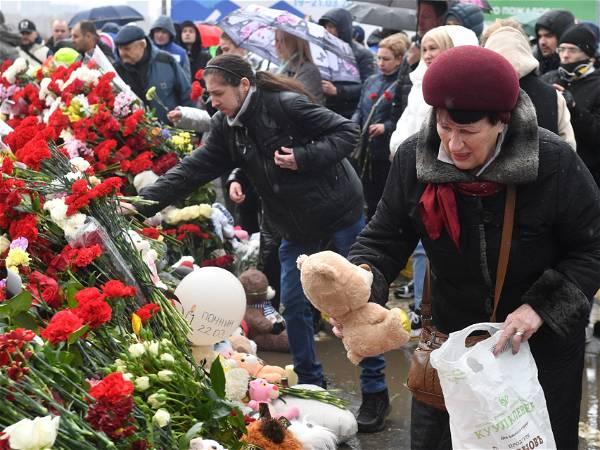 Russia observes national day of mourning after Moscow concert hall massacre