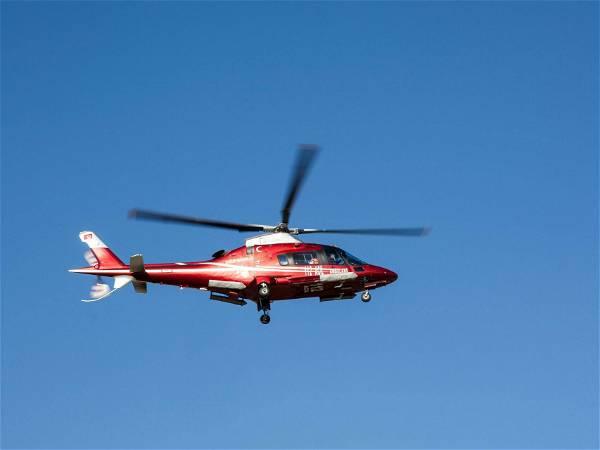 Woman rescued by helicopter from raging Los Angeles River