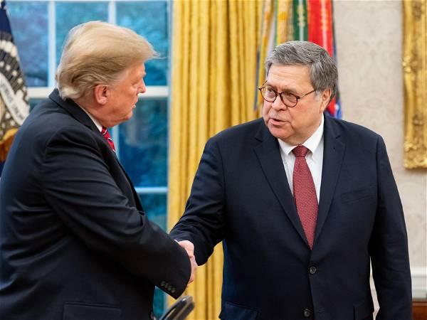 Barr says he’ll vote for ‘Republican ticket’ in November