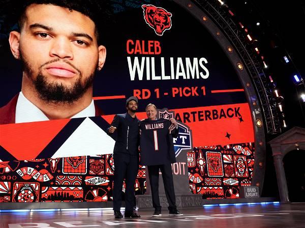 Chicago Bears pick USC Trojans QB Caleb Williams as first overall pick in 2024 Draft