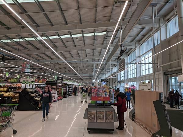 Shop price inflation 'almost halves'