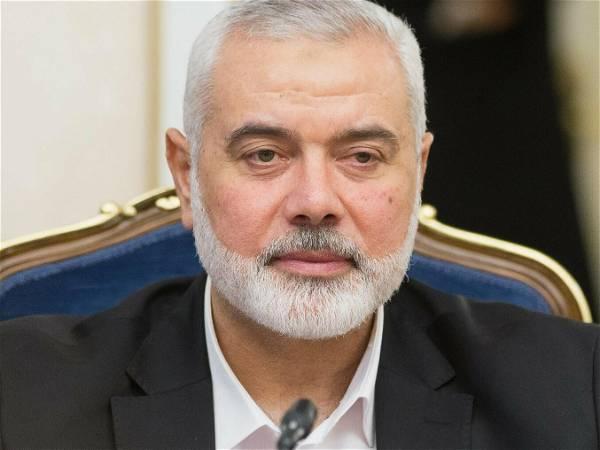 Hamas leader Ismail Haniyeh says 3 of his sons were killed in an Israeli airstrike in Gaza