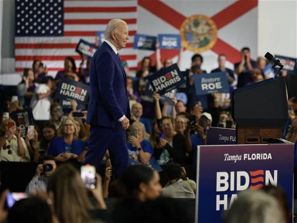 Biden Makes Sign of the Cross During Florida Trip Promoting Abortion