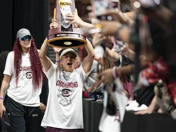 Women's NCAA title game outdraws the men's championship with an average of 18.9 million viewers