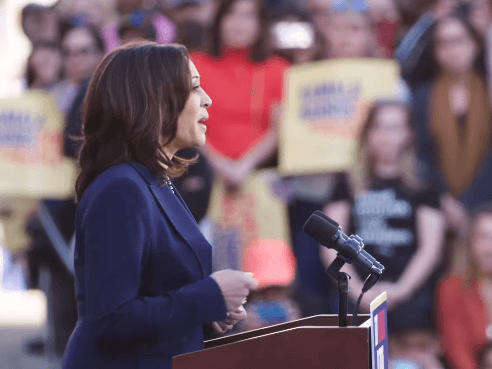 Harris blames Trump for abortion ban in Arizona