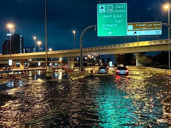 Storm dumps heaviest rain ever recorded in desert nation of UAE, flooding roads and Dubai’s airport