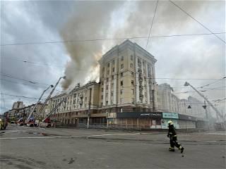 Eight killed in Ukraine’s Dnipropetrovsk in major Russian attack on homes and train station