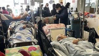 Elderly patients fill hospitals in Shanghai COVID-19 surge