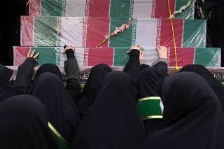 Iran holds funerals for troops killed in 1980s Iraq war