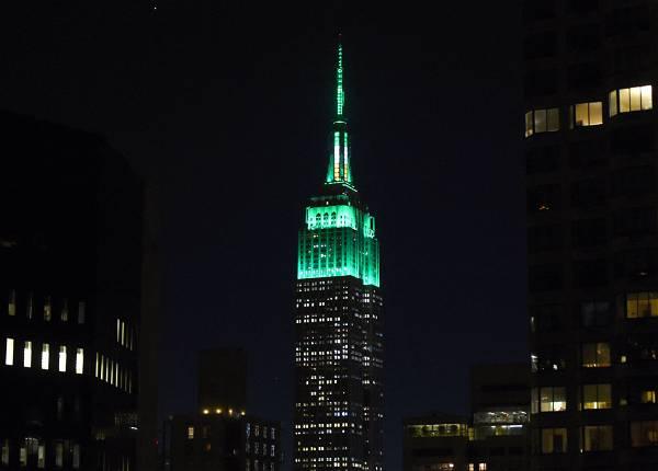 Empire State Building shines in Eagles colors following NFC Championship win