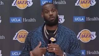 LeBron James asks why reporters haven’t questioned him about Jerry Jones photo