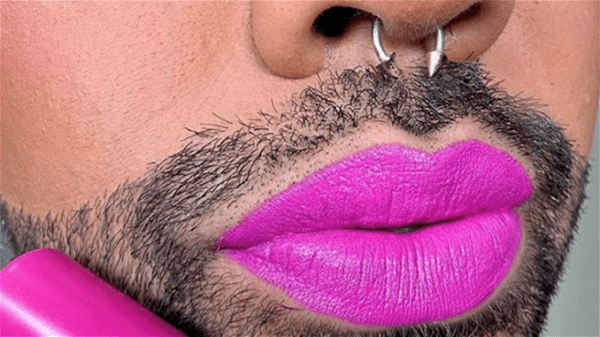Cosmetics Brand Accused Of “Erasing Women” With Bearded Lipstick Ads
