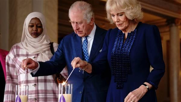 Holocaust Memorial Day: King and Queen Consort light candles in remembrance of millions of victims
