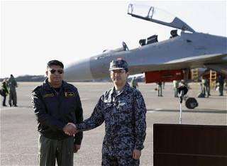 Japan, India hold first joint air drill as China concerns grow