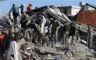 Turkey detains building contractors as quake death toll passes 33,000
