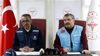 WHO's Tedros pledges support after first visit to Türkiye's quake zone