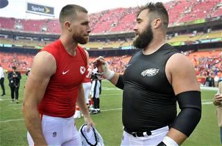Super Bowl: Kelce brothers root for each other as teams prepare to battle